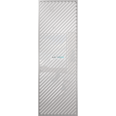 Дверь алюминиевая GABITEX 22 BIANCO│CHROME MATT Дверь алюминиевая GABITEX 22 BIANCO│CHROME MATT