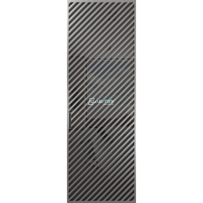 Дверь алюминиевая GABITEX 22 GREY│CHROME MATT Дверь алюминиевая GABITEX 22 GREY│CHROME MATT