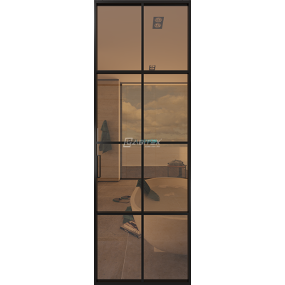 Дверь алюминиевая GABITEX 12 BRONZE│BLACK EDITION Дверь алюминиевая GABITEX 12 BRONZE│BLACK EDITION