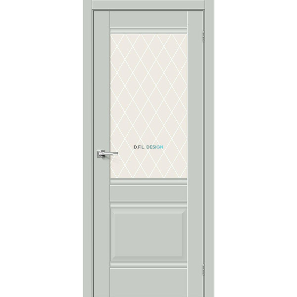 Межкомнатная дверь BRAVO Прима-3 Grey Matt