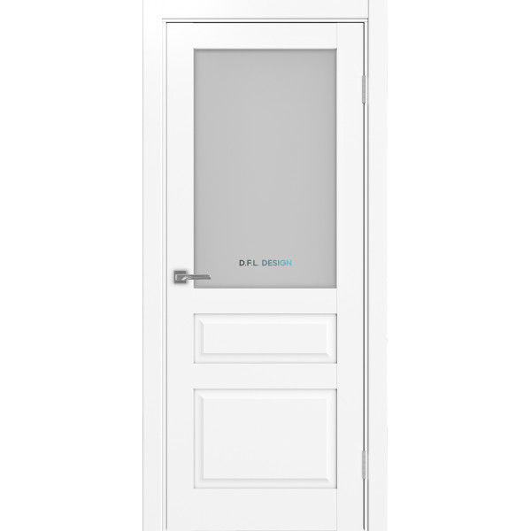 Дверь Optima Porte Тоскана 631.211 эко-шпон Белый снежный