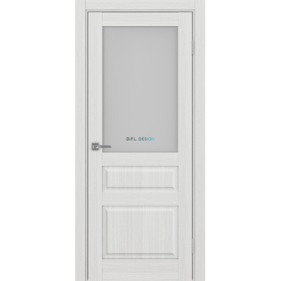 Дверь Optima Porte Тоскана 631.211 эко-шпон Ясень серебристый