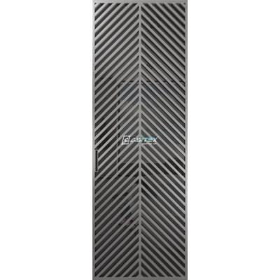 Дверь алюминиевая GABITEX 23 GREY│CHROME MATT