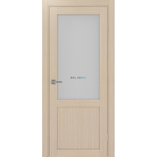Дверь Optima Porte Турин 502.21 эко-шпон Дуб беленый FL