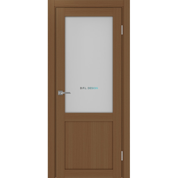 Дверь Optima Porte Турин 502.21 эко-шпон Орех NL