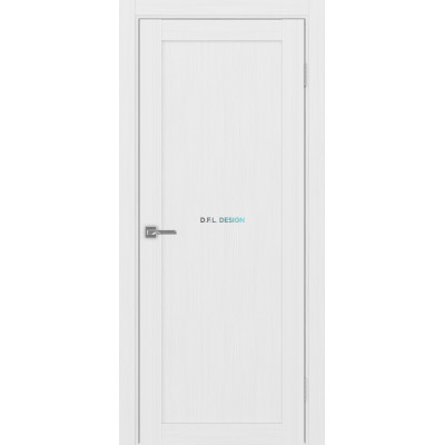Дверь Optima Porte Турин 501.1 эко-шпон Белый Лёд Дверь Optima Porte Турин 501.1 эко-шпон Белый Лёд