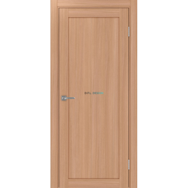 Дверь Optima Porte Турин 501.1 эко-шпон Ясень тёмный