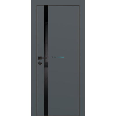 Дверь Profilo Porte PX-8 черная кромка Графит матовый купить