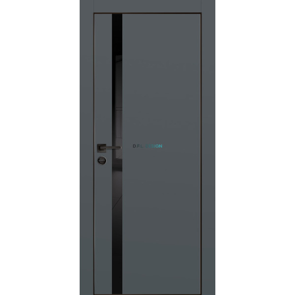 Дверь Profilo Porte PX-8 черная кромка Графит матовый купить
