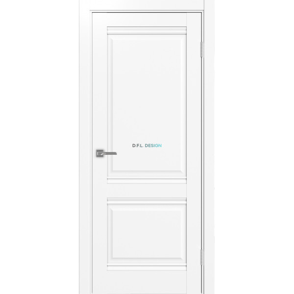 Дверь Optima Porte Тоскана 602U.11 эко-шпон Белый снежный