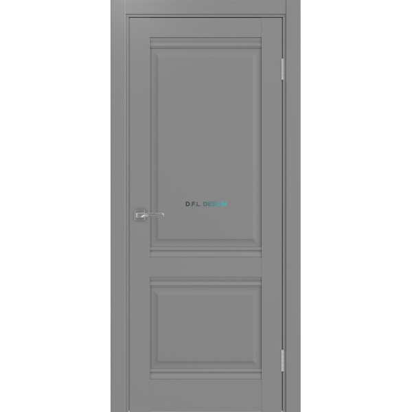 Дверь Optima Porte Тоскана 602U.11 эко-шпон Серый