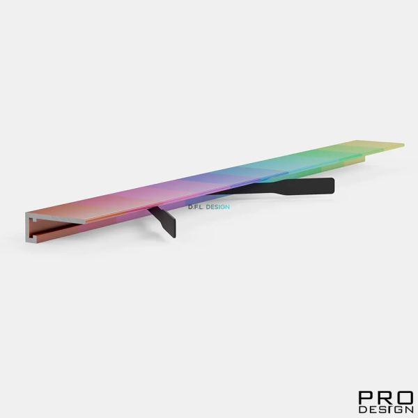 Щелевой плинтус PRO DESIGN MINI 7067 Покраска по RAL