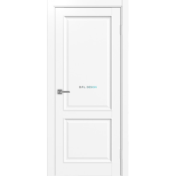 Дверь Optima Porte Тоскана 602.11 эко-шпон Белый снежный