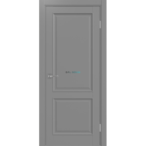 Дверь Optima Porte Тоскана 602.11 эко-шпон Серый