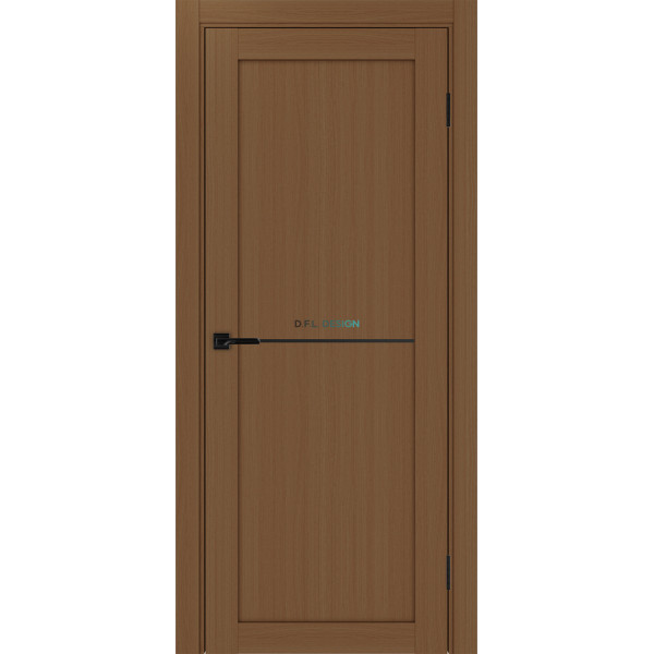 Дверь Optima Porte Турин 502АПП молдинг SB.11 эко-шпон Орех NL