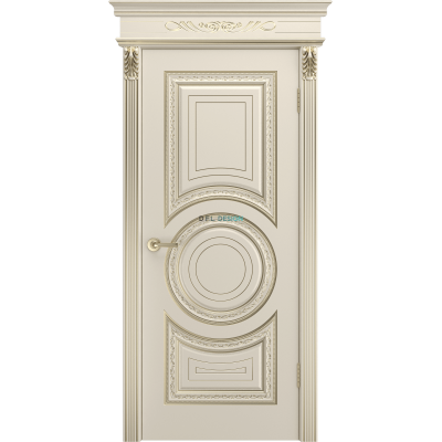 Дверь BP-Doors Рондо В2 ДГ Шампань с патиной
