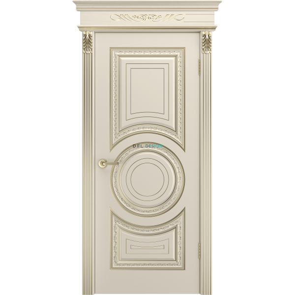 Дверь BP-Doors Рондо В2 ДГ Шампань с патиной