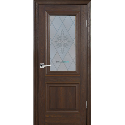 Дверь Profilo Porte PSB-27 Дуб Оксфорд Темный со стеклом Сатинат купить Дверь Profilo Porte PSB-27 Дуб Оксфорд Темный со стеклом Сатинат купить