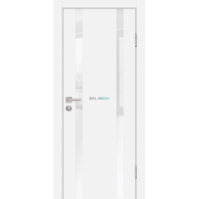 Дверь Profilo Porte P-9 Белый со стеклом Белоснежный лакобель купить Дверь Profilo Porte P-9 Белый со стеклом Белоснежный лакобель купить