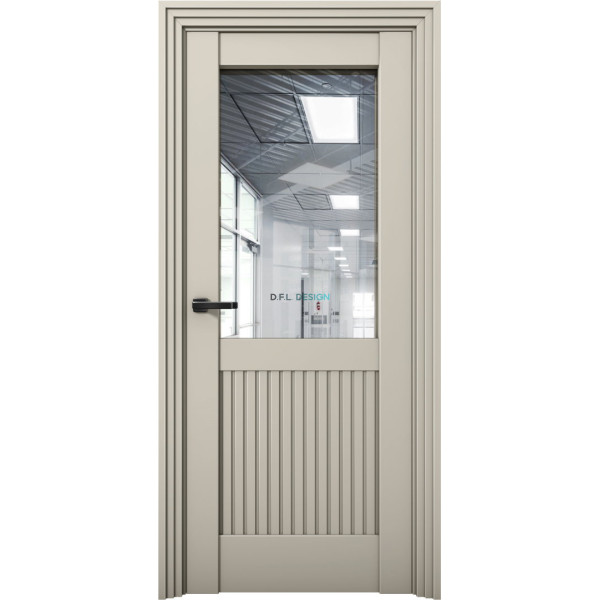 Дверь Aurum Doors Ni 3 Никель Силк грей