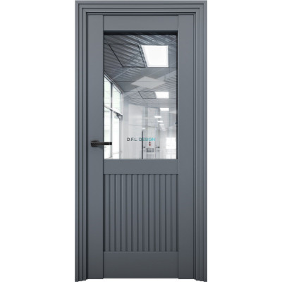 Дверь Aurum Doors Ni 3 Никель Антрацит
