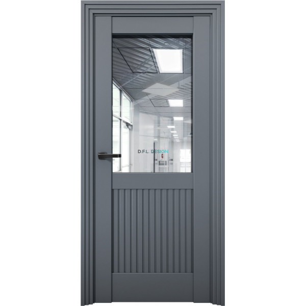 Дверь Aurum Doors Ni 3 Никель Антрацит