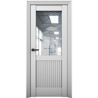 Дверь Aurum Doors Ni 3 Никель Аляска