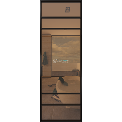 Дверь алюминиевая GABITEX 05 BRONZE│BLACK EDITION Дверь алюминиевая GABITEX 05 BRONZE│BLACK EDITION