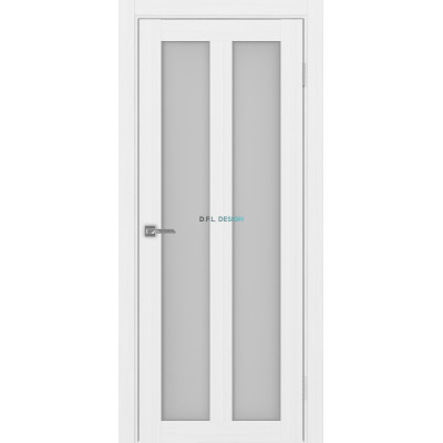 Дверь Optima Porte Турин 521.22 эко-шпон Белый Лёд