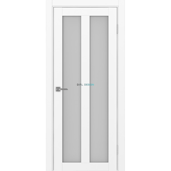 Дверь Optima Porte Турин 521.22 эко-шпон Белый снежный