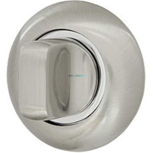 Ручка поворотная Morelli WC-BOLT BK6-1SN/CP-3 матовый никель/хром