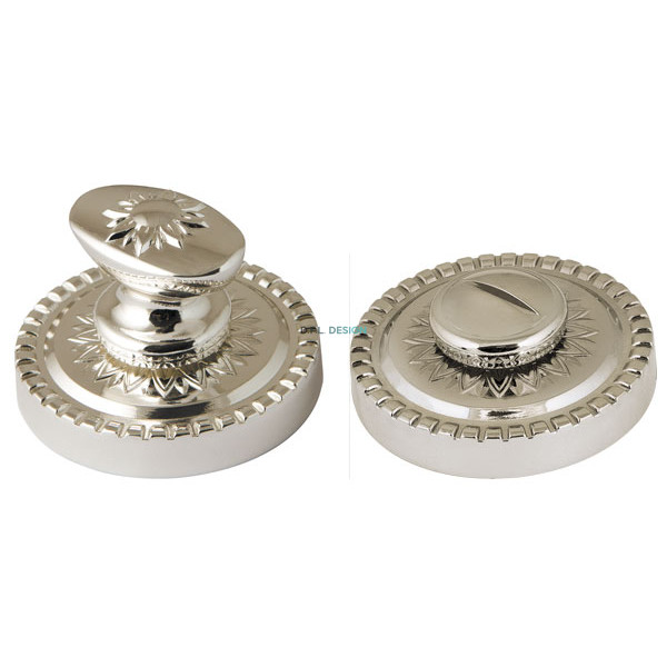 Ручка поворотная Morelli WC-BOLT BK6/CL-SILVER-925 Серебро 925