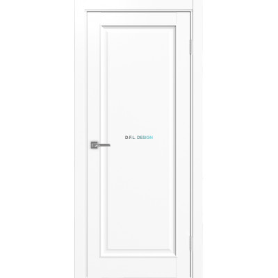 Дверь Optima Porte Тоскана 601.1 эко-шпон Белый снежный