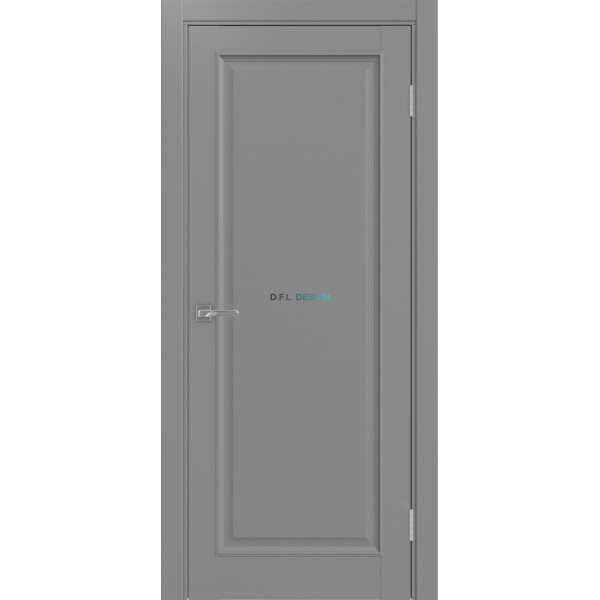 Дверь Optima Porte Тоскана 601.1 эко-шпон Серый