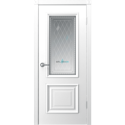 Дверь BP-Doors Акцент ДО-3 Белая эмаль