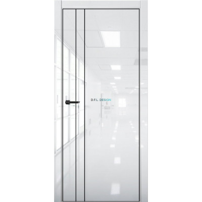 Дверь Aurum Doors Платина Pt 4 Crystal white
