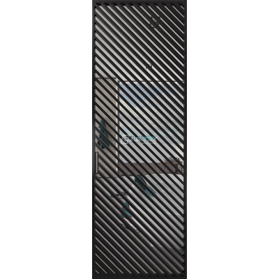 Дверь алюминиевая GABITEX 21 TRANSPARENT CLEAR│BLACK EDITION Дверь алюминиевая GABITEX 21 TRANSPARENT CLEAR│BLACK EDITION