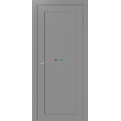 Дверь Optima Porte Парма 401.1 эко-шпон Серый