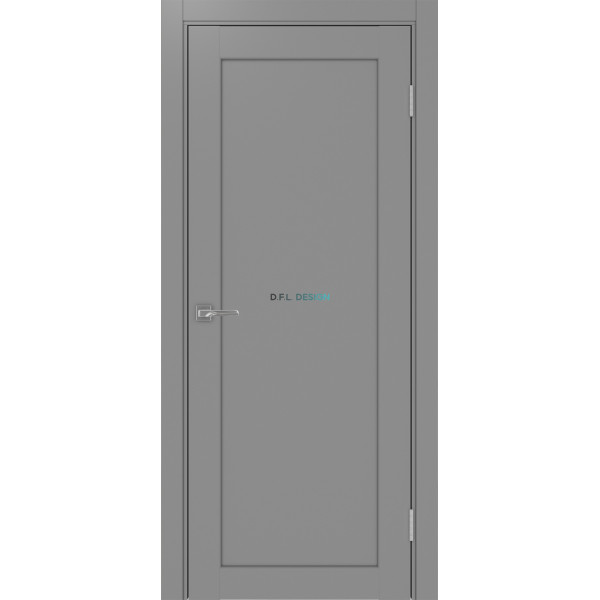 Дверь Optima Porte Парма 401.1 эко-шпон Серый