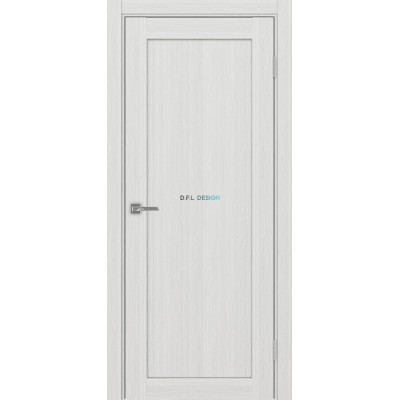 Дверь Optima Porte Парма 401.1 эко-шпон Ясень серебристый