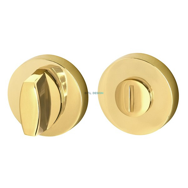 Ручка поворотная Morelli WC-BOLT BK6/URB GOLD-24 Золото 24К