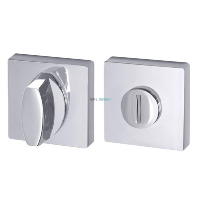 Ручка поворотная Morelli WC-BOLT BK6/USQ СР-8 Хром