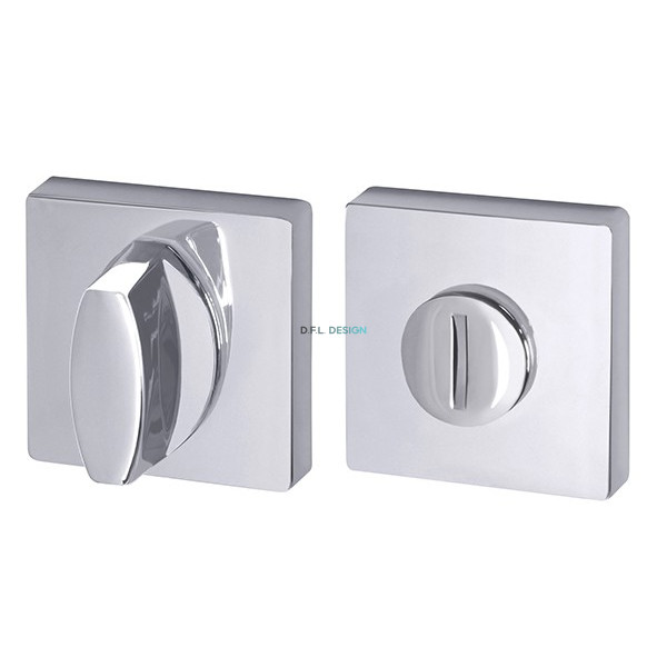 Ручка поворотная Morelli WC-BOLT BK6/USQ СР-8 Хром