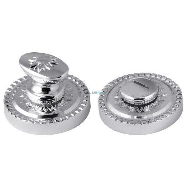 Ручка поворотная Morelli WC-BOLT BK6/CL-CP-8 Хром