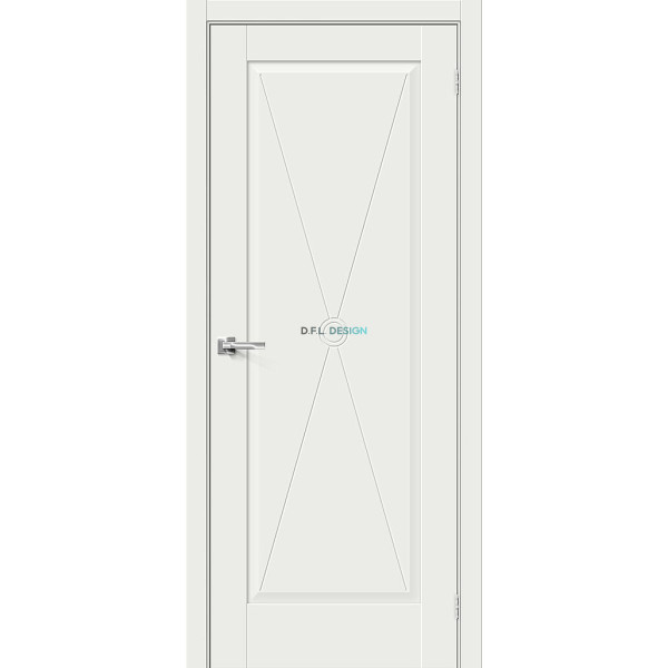 Межкомнатная дверь BRAVO Прима-10 Ф2 White Matt