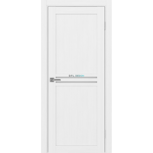 Дверь Optima Porte Турин 552.12 эко-шпон Белый Лёд
