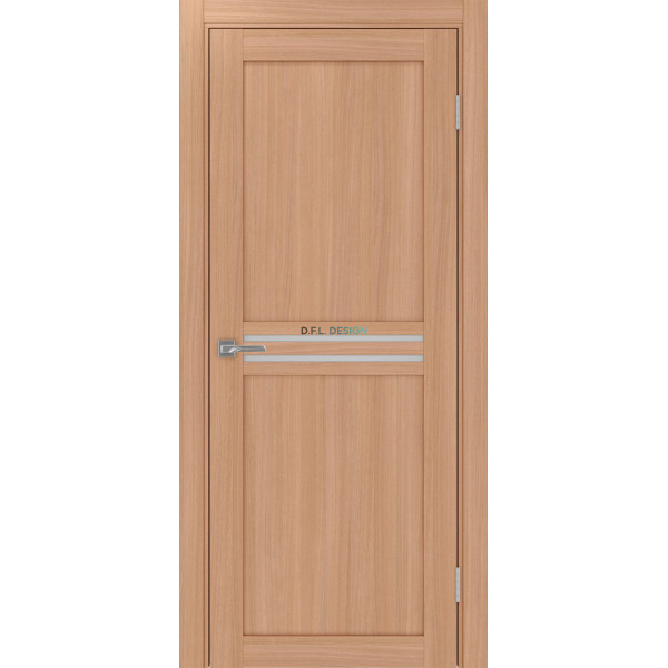 Дверь Optima Porte Турин 552.12 эко-шпон Ясень тёмный