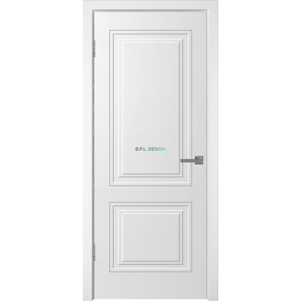 Дверь Wanmark НЕО-2 ДГ белая эмаль