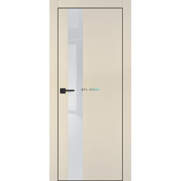 Дверь Profilo Porte PX-10 черная кромка Бежевый матовый купить