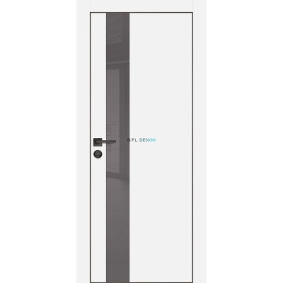 Дверь Profilo Porte PX-10 черная кромка Белый матовый купить
